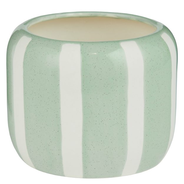 LINES PORCELÁNOVÝ HRNEC Ø12CM, ŠALVĚJOVÝ