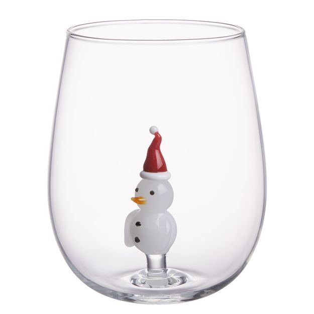 MERRY & JOY SKLENICE SNĚHULÁK 450 ML