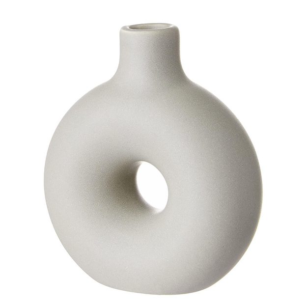 LOOPY MINI VÁZA 8 CM - SV. ŠEDÁ
