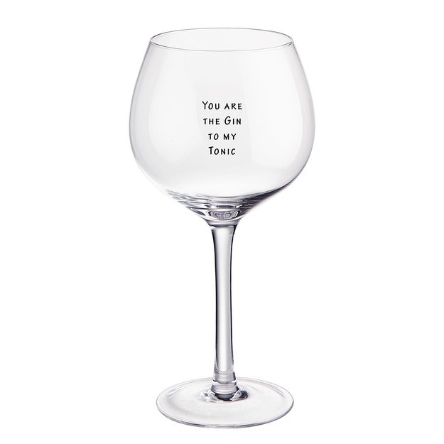 HAPPY HOUR SKLENICE NA GIN "YOU ARE THE GIN TO MY TONIC" 500 ML
