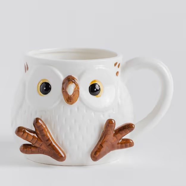 HOME & YOU HRNEK SOVA 630 ML - BÍLÁ