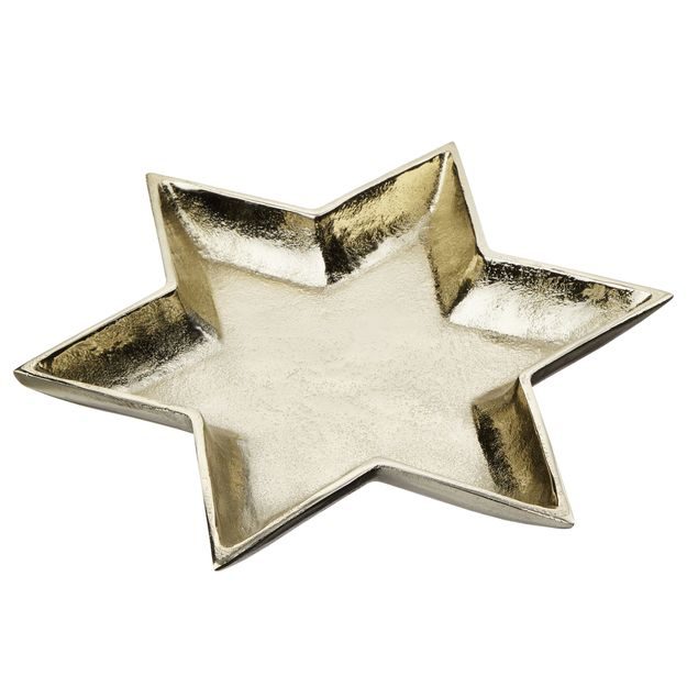 STARLET DEKORAČNÍ TALÍŘ 26 CM - ZLATÁ