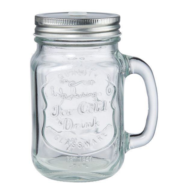 REFRESH SKLENICE MASON S VÍČKEM 450 ML