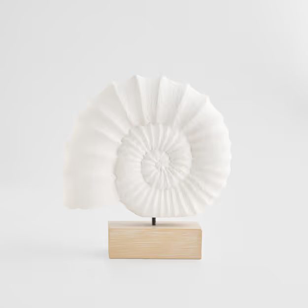 DEKORATIVNÍ MUŠLE HOME &AMP; YOU 23CM BÍLÁ