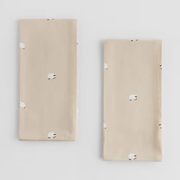 HOME & YOU SADA KUCHYŇSKÝCH UTĚREK BERÁNEK 45 X 65 CM 2 KS - BÉŽOVÁ