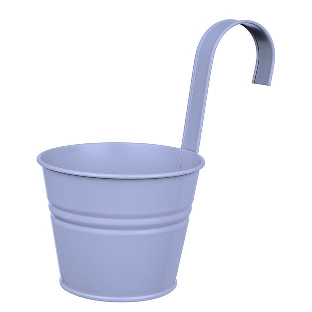 ZINC KVĚTINÁČ K ZAVĚŠENÍ 11 CM - FIALOVÁ