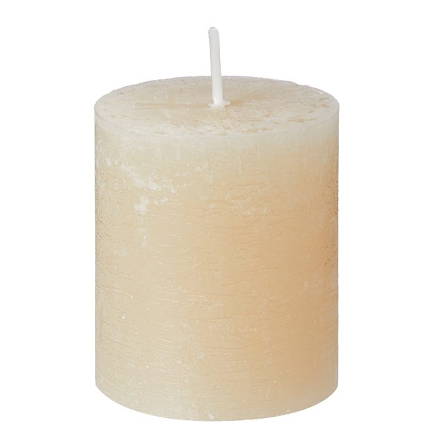 RUSTIC SVÍČKA 8 CM - BÉŽOVÁ