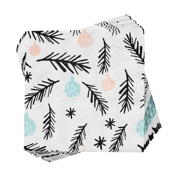 APRES PAPÍROVÉ UBROUSKY VĚTVIČKY A KOULE 20 KS