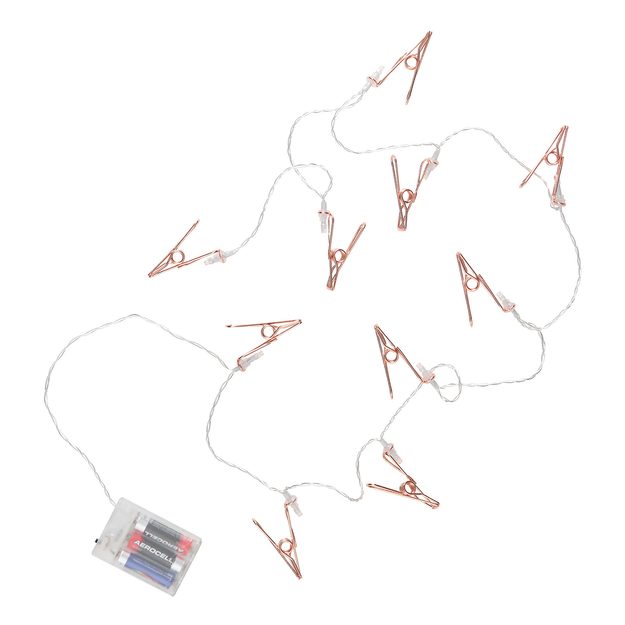 CLIP COUTURE LED SVĚTELNÝ ŘETĚZ S USB S KLIPSY 10 SVĚTEL