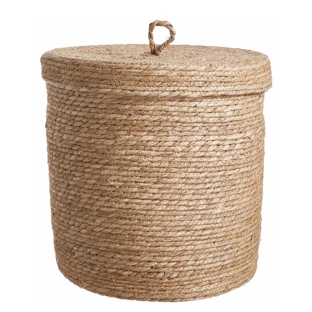 RUSH ROPE KOŠ KULATÝ S VÍKEM 40 CM