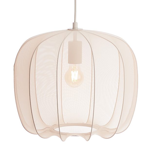 AMAL ZÁVĚSNÁ LAMPA 40 CM - BÉŽOVÁ