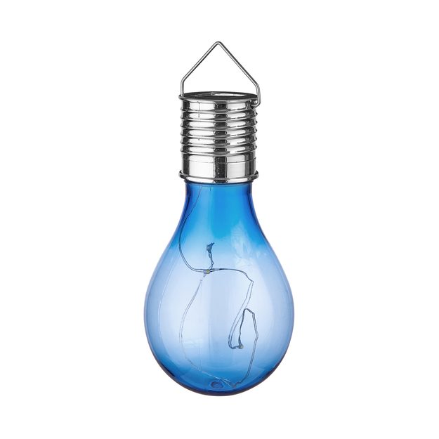 SUNLIGHT SOLÁRNÍ ŽÁROVKA K ZAVĚŠENÍ - MODRÁ