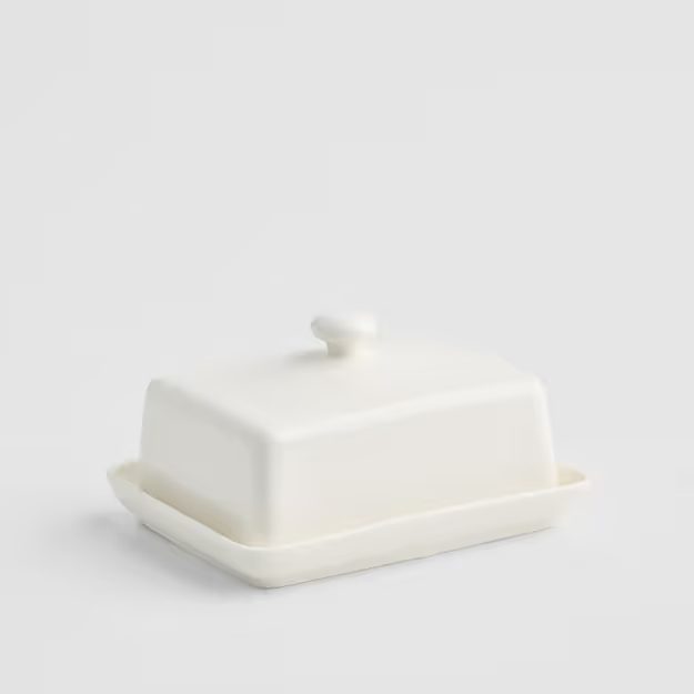 KERAMICKÁ MISKA NA MÁSLO HOME &AMP; YOU 16 CM , BÍLÁ