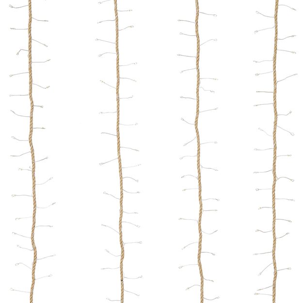 FARMHOUSE VENKOVNÍ SVĚTELNÝ ŘETĚZ PŘÍRODNÍ LANO 1440 SVĚTEL