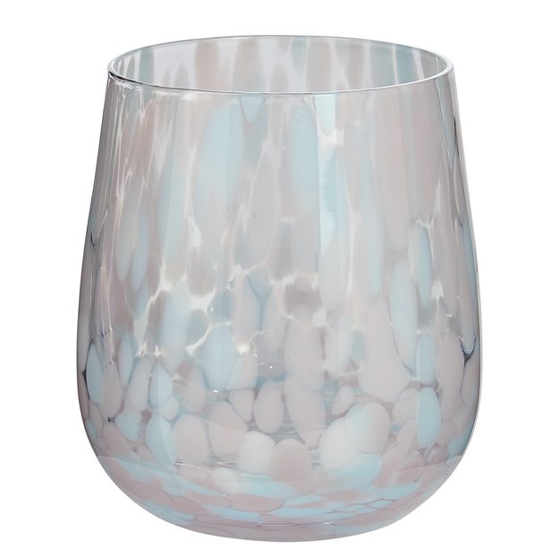 CONFETTI SKLENICE 450 ML - RŮŽOVÁ/MODRÁ