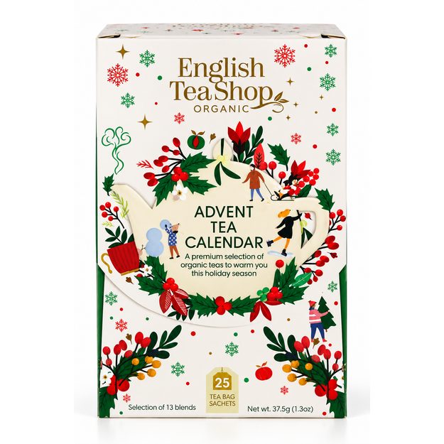 ENGLISH TEA SHOP ADVENTNÍ KALENDÁŘ 25 KS - BÍLÁ