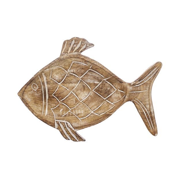 PESCADO DEKORAČNÍ TALÍŘ RYBA 38 X 28 CM
