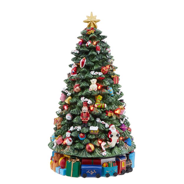 X-MAS HRACÍ SKŘÍŇKA VÁNOČNÍ STROMEK 35 CM