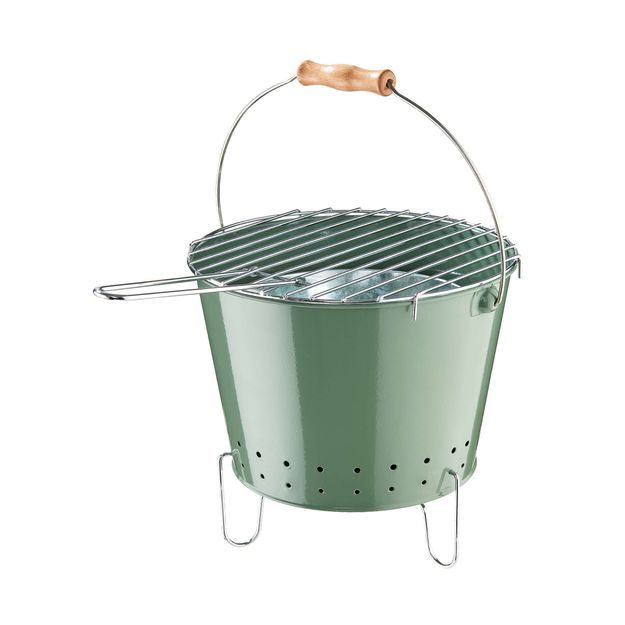 BBQ PŘENOSNÝ GRIL S RUKOJETÍ - ŠALVĚJOVÁ