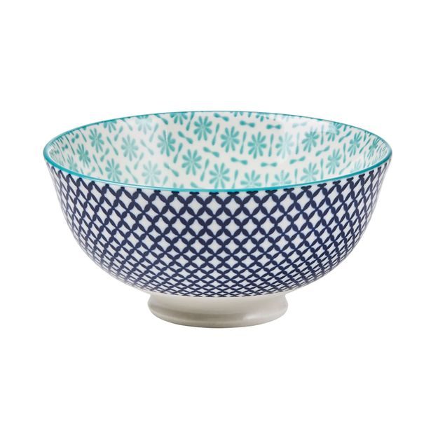 ORNAMENTS MISKA 520 ML - TYRKYSOVÁ/MODRÁ