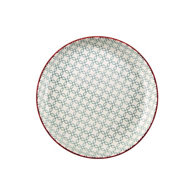 RETRO TALÍŘ HLUBOKÝ 21 CM - SV. MODRÁ