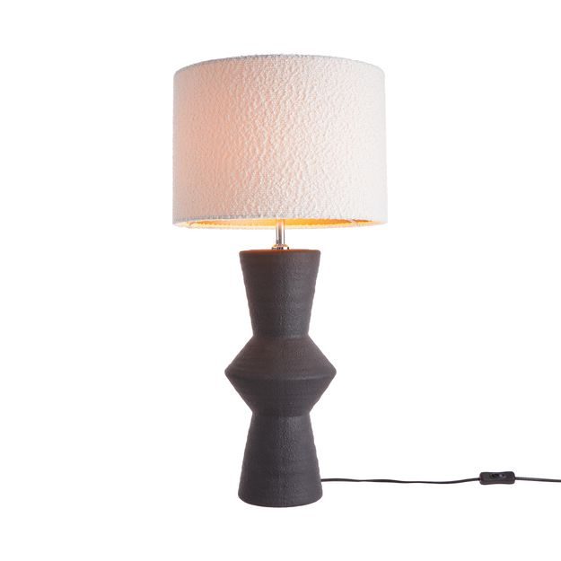 FREJA STOLNÍ LAMPA 70 CM - ČERNÁ/BÍLÁ