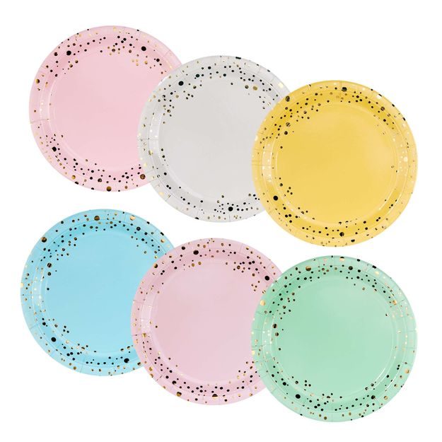 CELEBRATION PAPÍROVÉ TALÍŘE KONFETY 6 KS