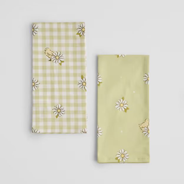 HOME & YOU SADA KUCHYŇSKÝCH UTĚREK KUŘÁTKO A KVĚTY 45 X 65 CM 2 KS - SV. ZELENÁ