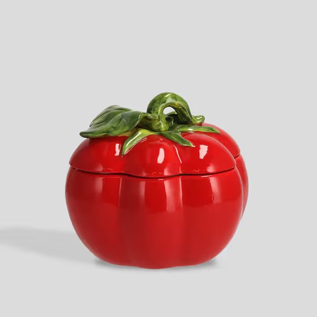 HOME & YOU DÓZA RAJČE 16 CM - ČERVENÁ