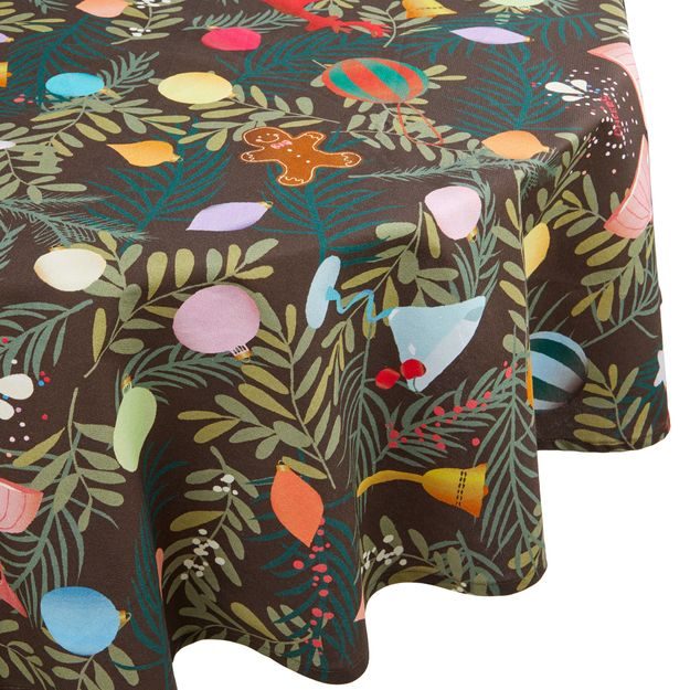 CHRISTMAS CHEERS UBRUS 180 CM