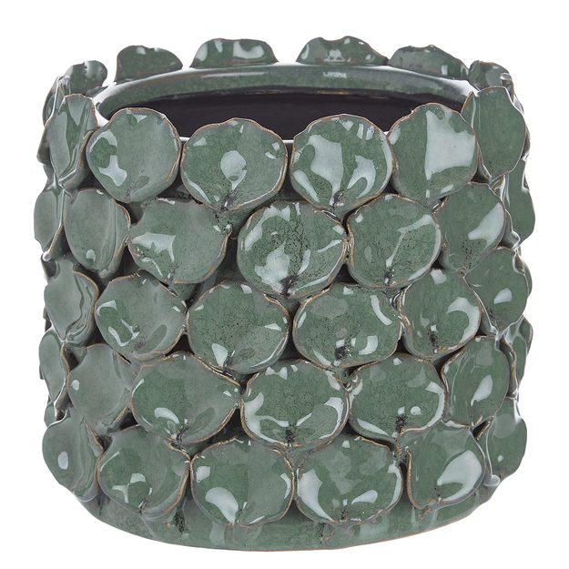 GAIA KVĚTINÁČ 18 CM - ZELENÁ