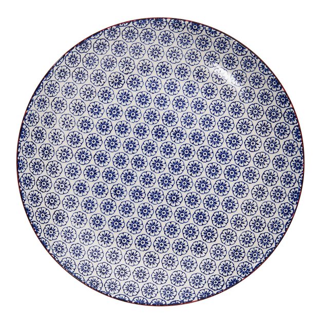 RETRO TALÍŘ 20 CM - MODRÁ