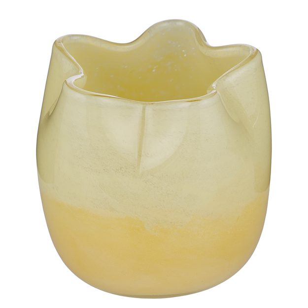 FUSED SVÍCEN NA ČAJOVOU SVÍČKU 11 CM - ŽLUTÁ
