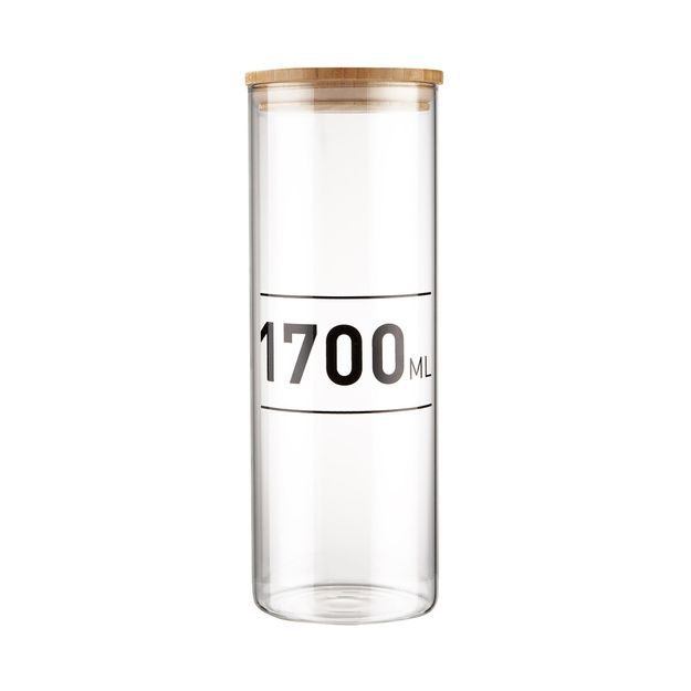 WOODLOCK SKLENĚNÁ DÓZA S POTISKEM 1700 ML