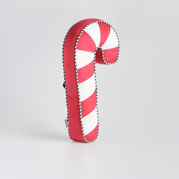 HOME & YOU POLŠTÁŘ "CANDY CANE" 45 CM - ČERVENÁ/BÍLÁ