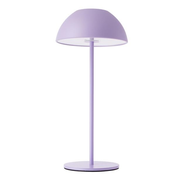 LIGHT UP VENKOVNÍ LAMPA 28 CM - FIALOVÁ