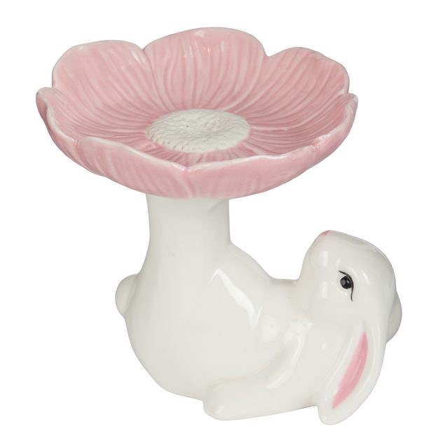 EASTER DEKORACE KRÁLÍK S KVĚTINOU