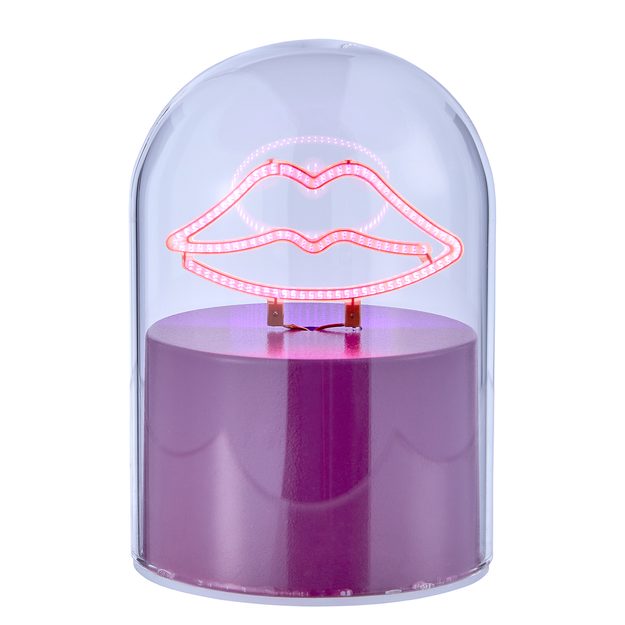 GLOW BALL NEONOVÉ SVĚTLO RTY 10 CM - FIALOVÁ