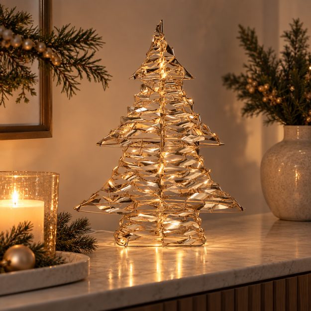 GOLDEN TREE LED STROMEK 40 CM