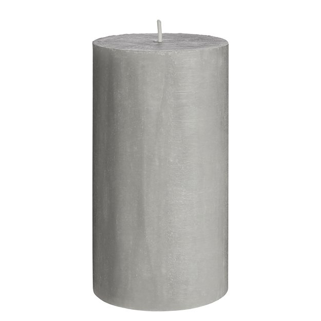 RUSTIC SVÍČKA 13 CM - ŠEDÁ