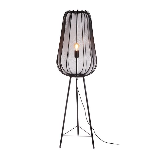 AMAL STOJACÍ LAMPA 132 CM - ČERNÁ