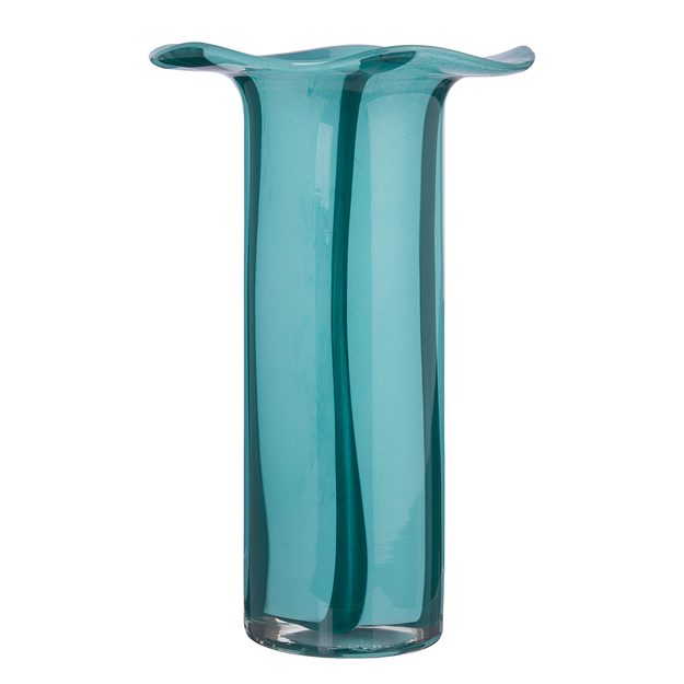 GLORY VÁZA 30 CM - TYRKYSOVÁ/PETROLEJOVÁ