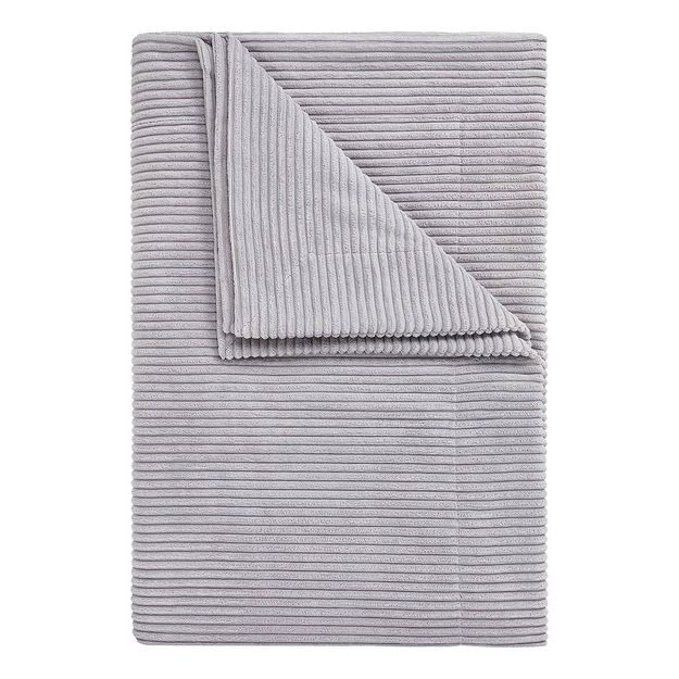 LORD OF CORD DEKA ŽEBROVANÁ 200 X 150 CM - SV. ŠEDÁ