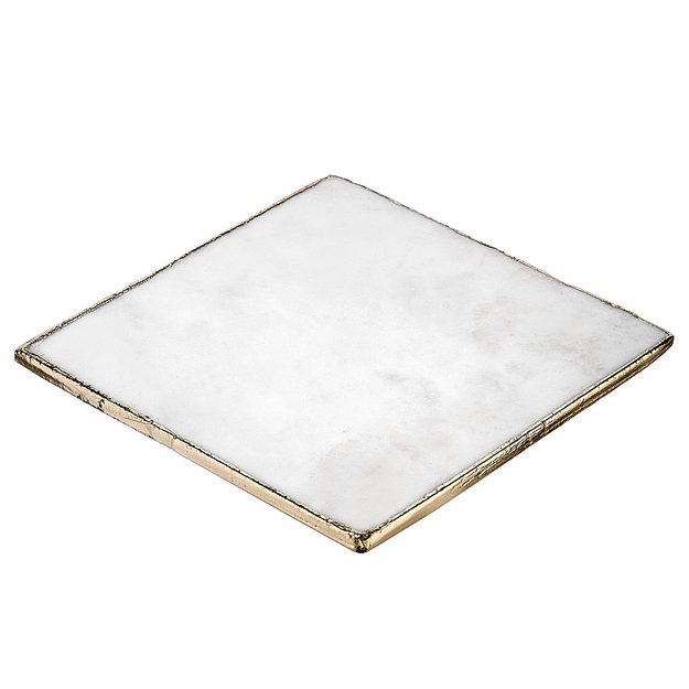 MARBLE MRAMOROVÝ PODTÁCEK SE ZLATÝM OKRAJEM