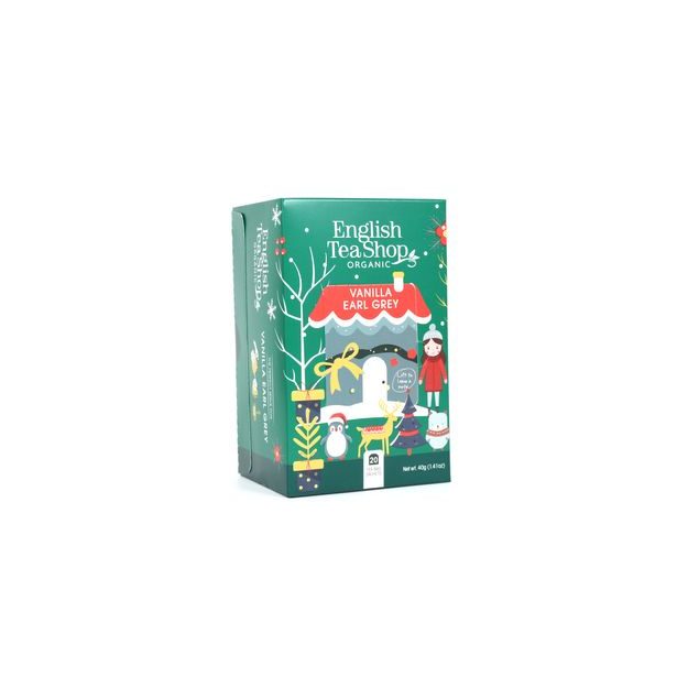 ENGLISH TEA SHOP ČAJ "EARL GREY" S VANILKOU VÁNOČNÍ 20 KS