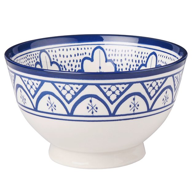 CASBAH MISKA VZOROVANÁ 15,3 CM - MODRÁ