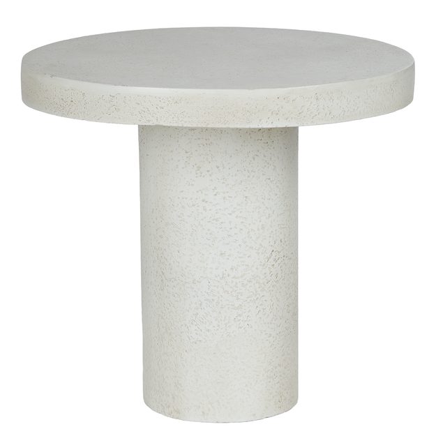 PIECES ODKLÁDACÍ STOLEK 50 CM - BÍLÁ