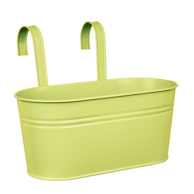 ZINC TRUHLÍK K ZAVĚŠENÍ 33 CM - CITRONOVÁ