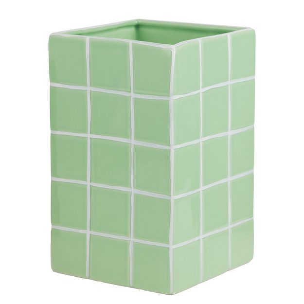 TILES VÁZA 22 CM - MÁTOVÁ