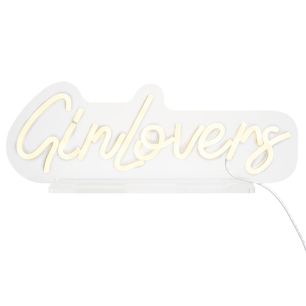 NEON VIBES LED NEONOVÉ SVĚTLO S USB "GINLOVERS"